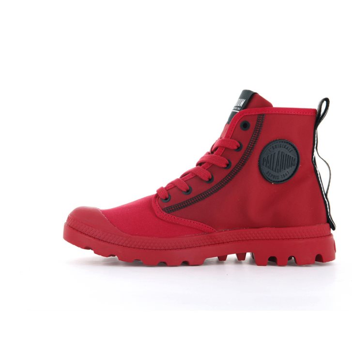 Bottes Palladium Pampa Dare 2 Survive Femme Rouge | FR IKH183X